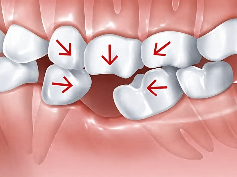 Niềng răng bị hóp má có thể do mất răng lâu ngày trước khi niềng